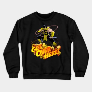 Mortal Kombat Scorpion Get Over Here Crewneck Sweatshirt